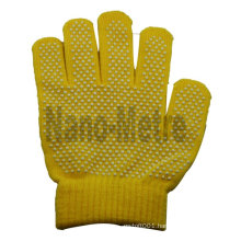 NMSAFETY pvc dots on coton gloves